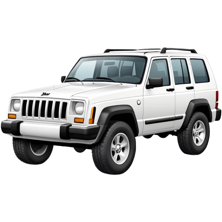 White jeep Cherokee new emoji