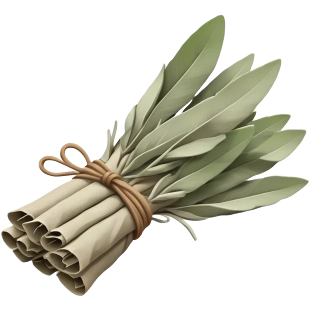 Bundle of dried sage emoji