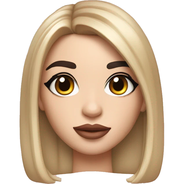 Memoji of Dua Lipa, Big Sister, Portrait emoji