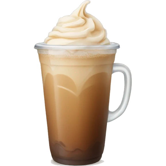 Iced latte emoji