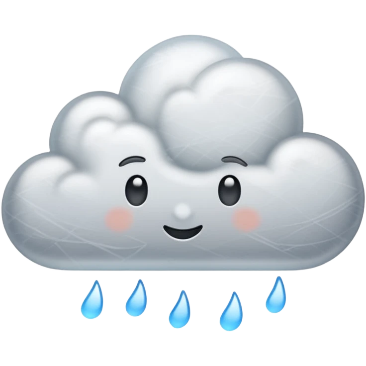Fight cloud with scribble emoji