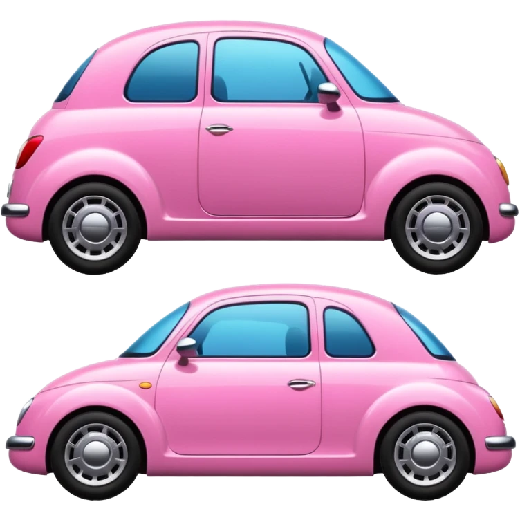 Pink car emoji