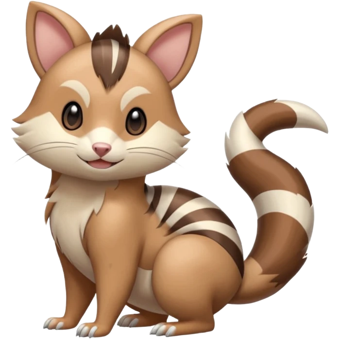 Furret-Linoone-fusion emoji