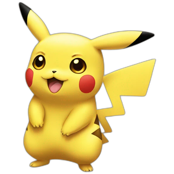 Pikachu big emoji