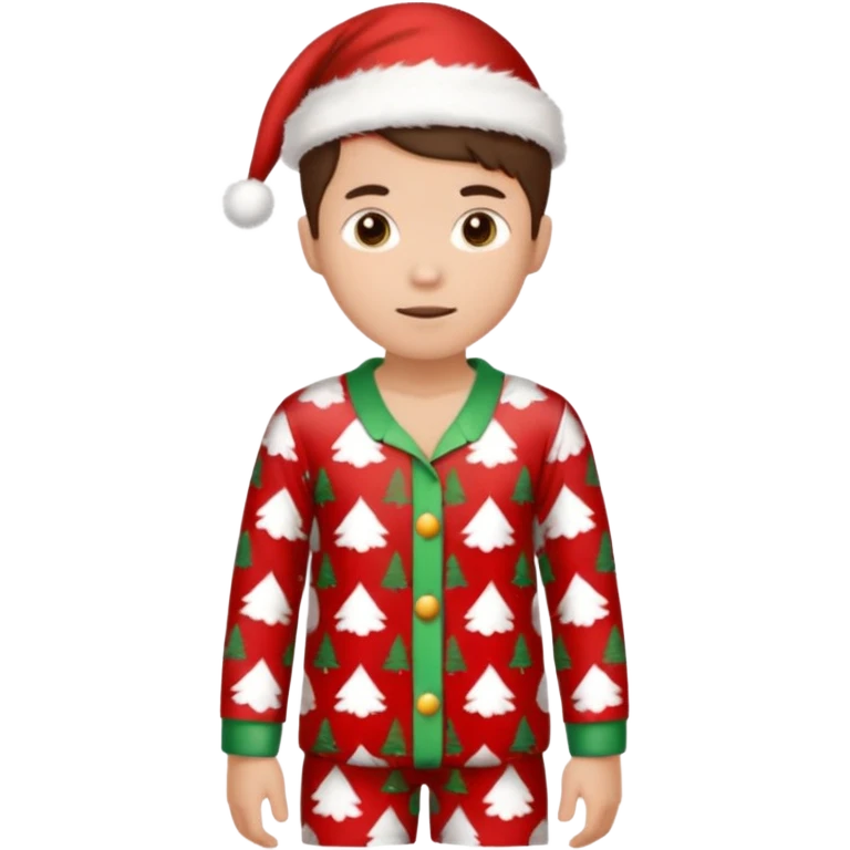 single xmas pajamas unisex  emoji