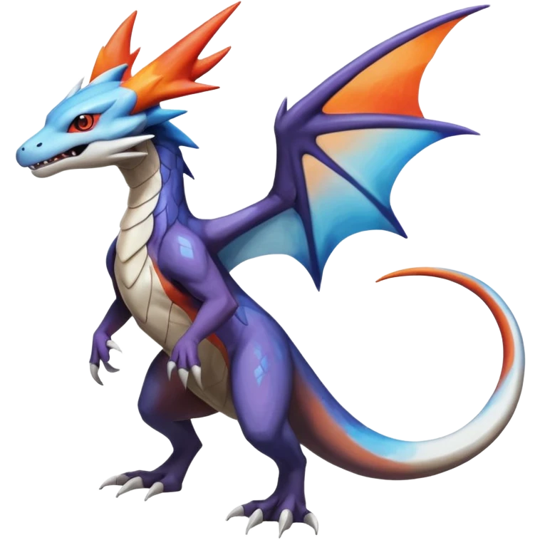 Shiny Noivern-Latios-Marowak-Salandit-Fakémon-hybrid-creature (full body)  emoji