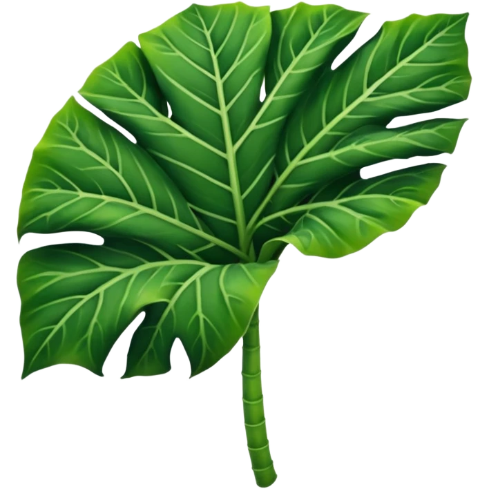 alocasia leaf emoji