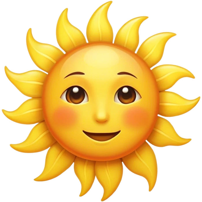 Sun nice emoji