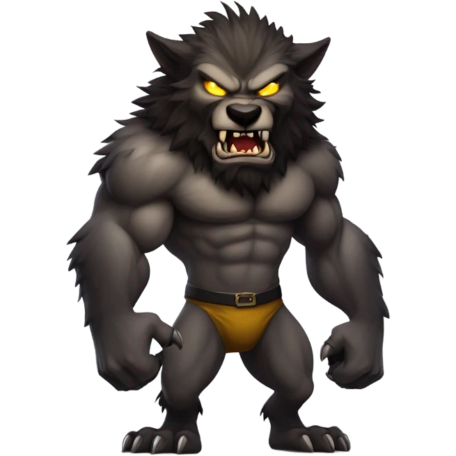 Werewolf emoji