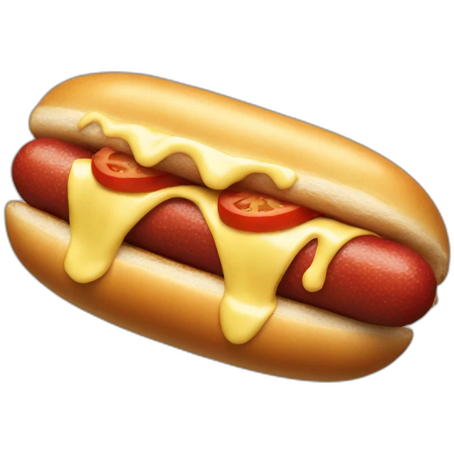 Spider-Man eating hotdog emoji
