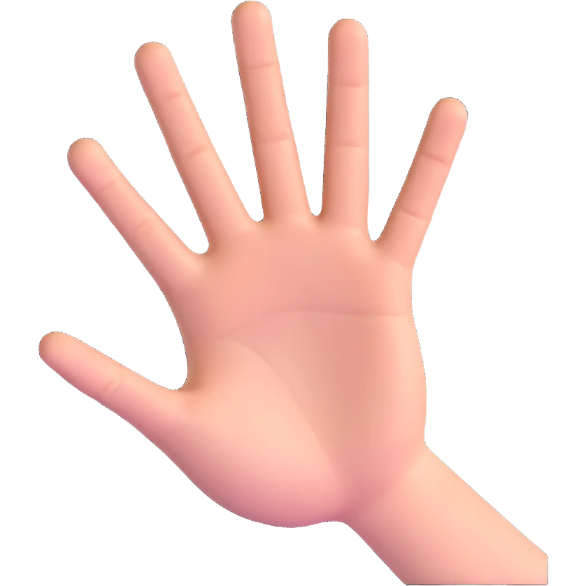 hand with 10 fingers emoji