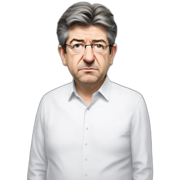 Grumpy Jean-Luc Mélenchon emoji