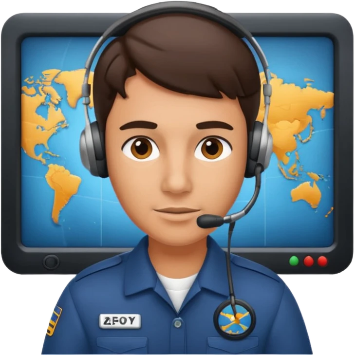 air traffic controller emoji