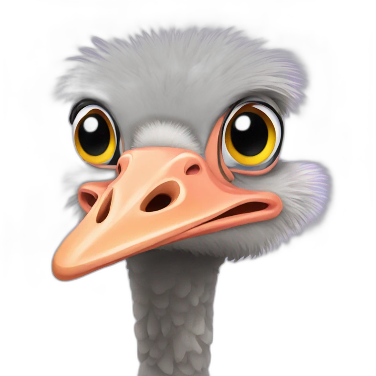 ostrich emoji