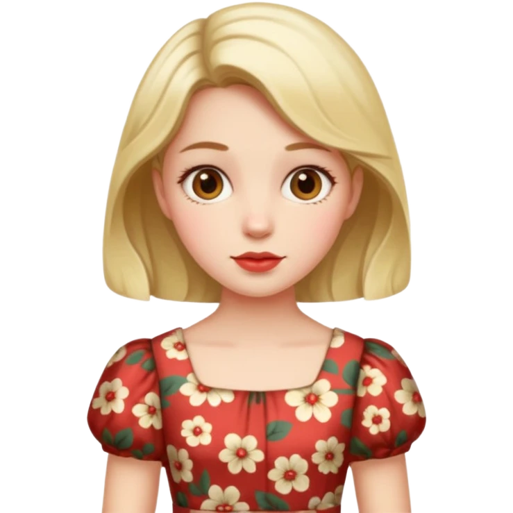 super vintage girl emoji