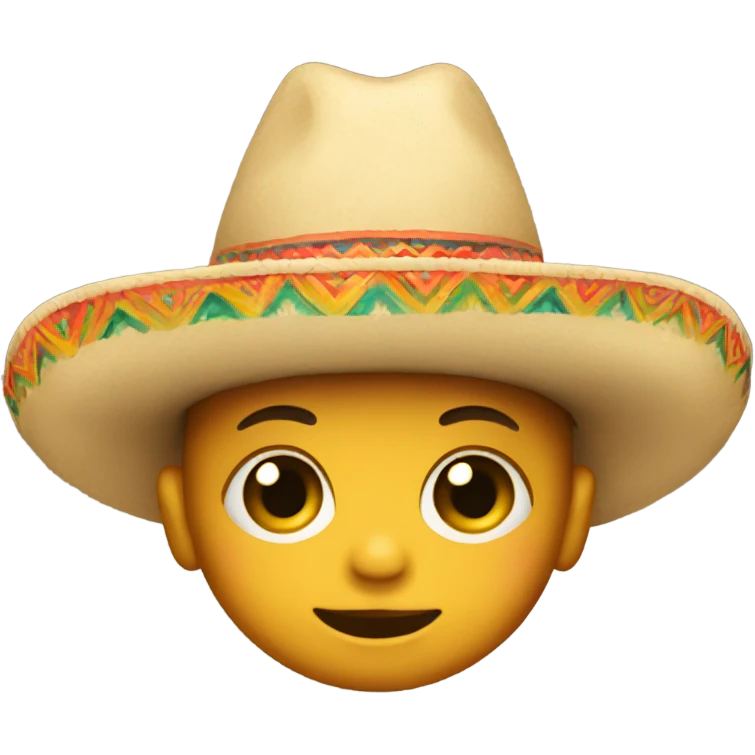 Baby in sombrero emoji