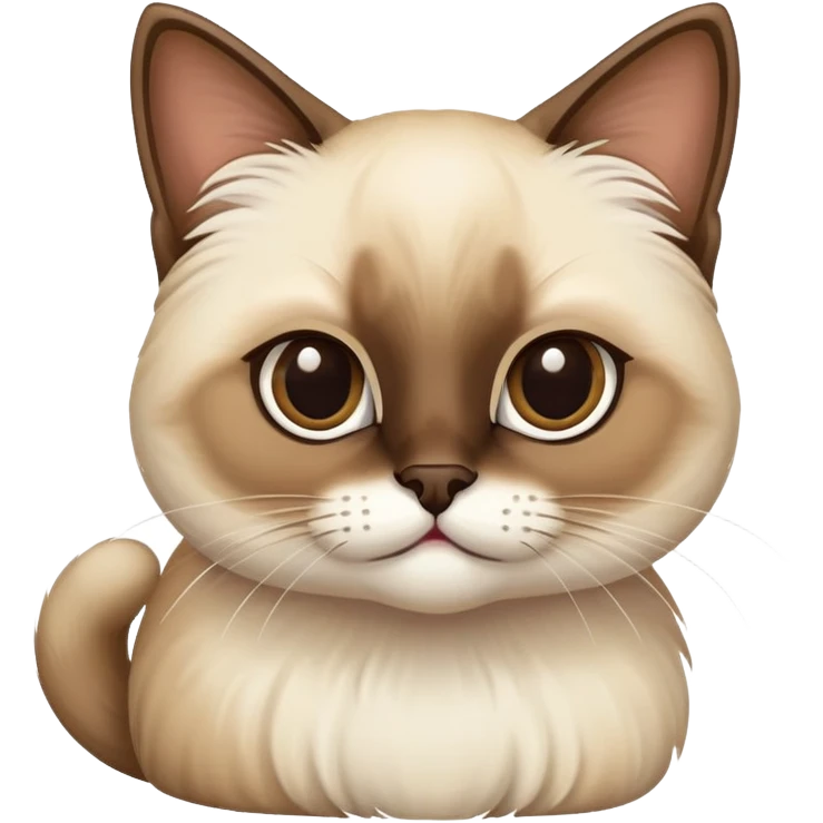 mischievous siamese cat peeking emoji