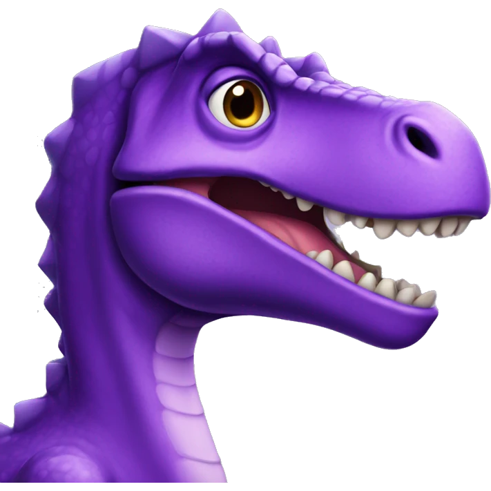 Purple Dinosaurier  emoji