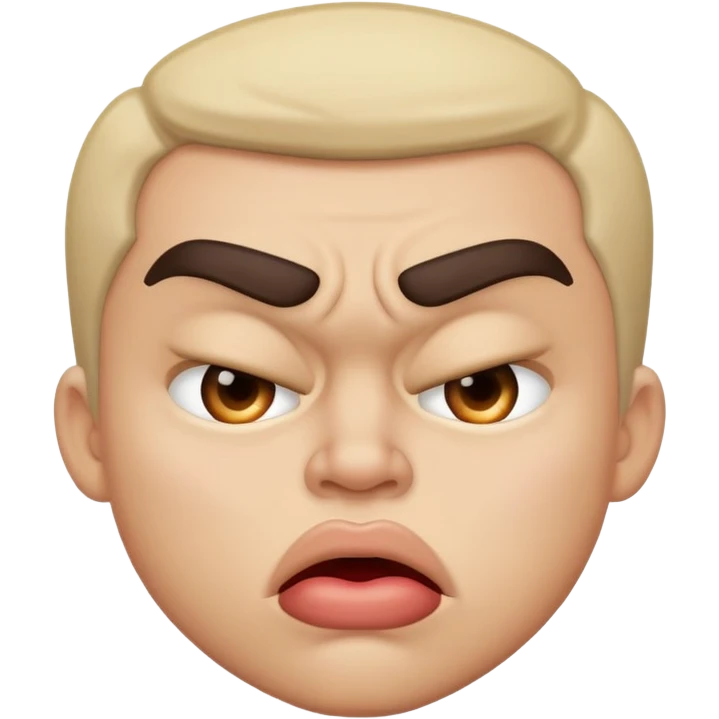 Angry kisse emoji