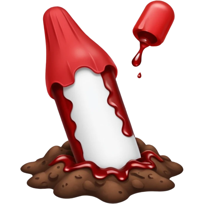 tampon + blood droplet + poopoo emoji