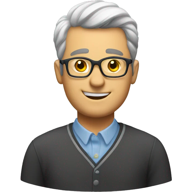 Friendly and helpful librarian named Mark emoji