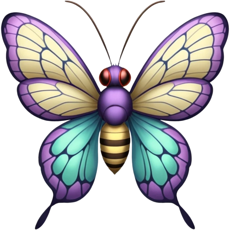 Beedrill-Butterfree-Beautifly-Venomoth-fusion emoji