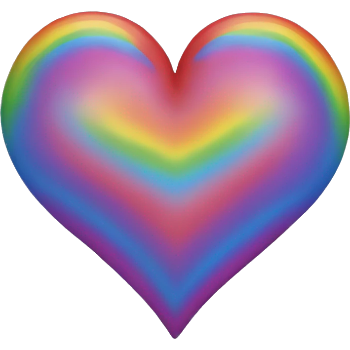 rainbow heart  emoji