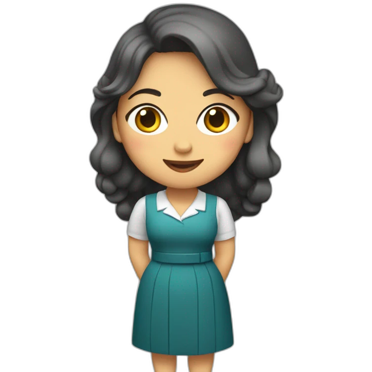 profesora gordita y tierna  emoji