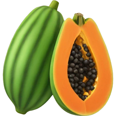 Papaya emoji
