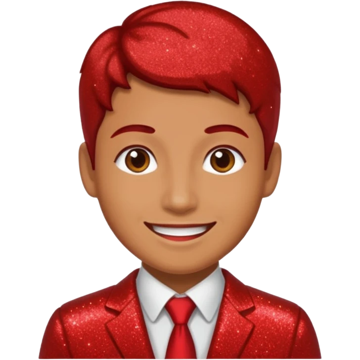 red glitter administrator emoji