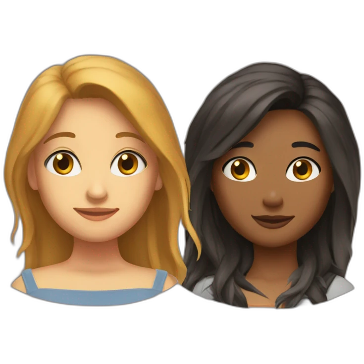 Marron et brigitte emoji