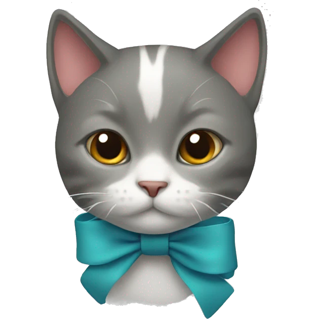 cat with bow emoji