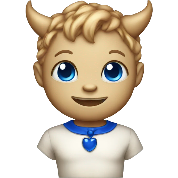 cute blue devil emoji