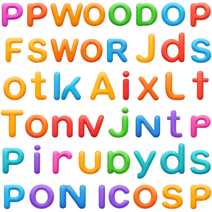P words emoji