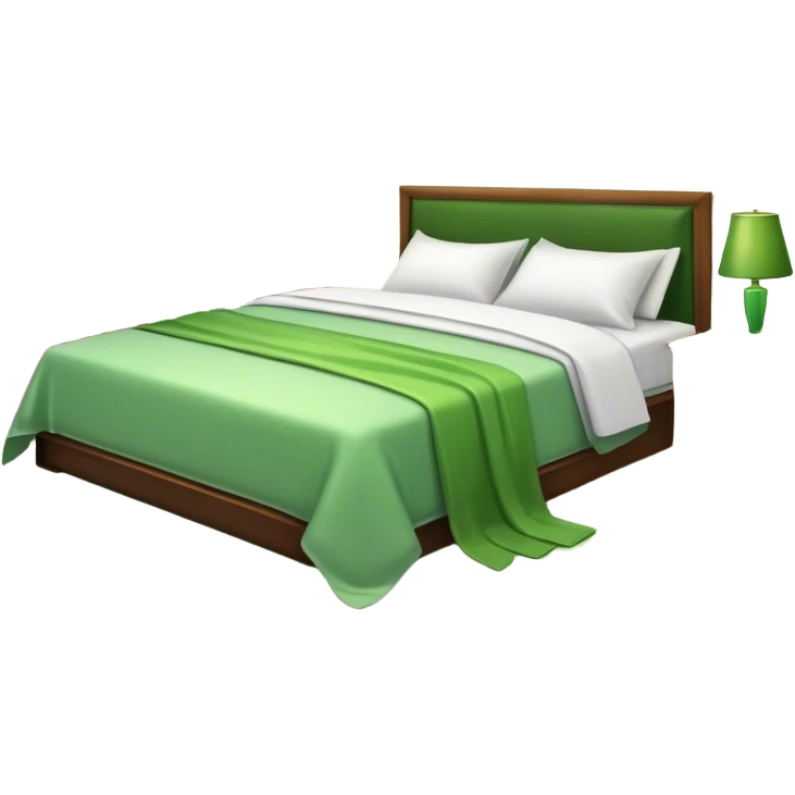 A dimly lit white green bedroom. The bed is neatly made, and a glass of water sits beside a book on a cozy nightstand. Soft lighting signals a peaceful wind-down, representing the calm and control that comes from reclaiming your evenings. emoji