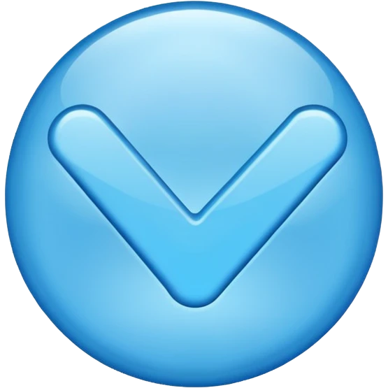 Palomita azul de verificado tiktok emoji