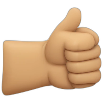thumbs up fist bump emoji