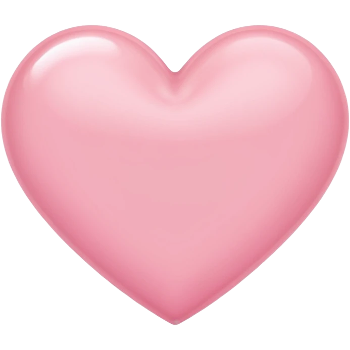 light pink heart emoji