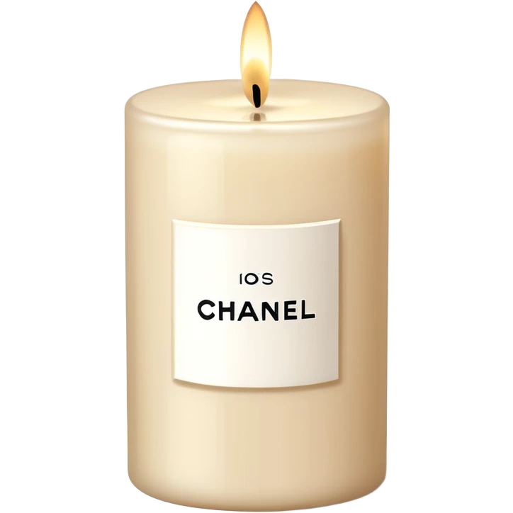 beige chanel candle  emoji