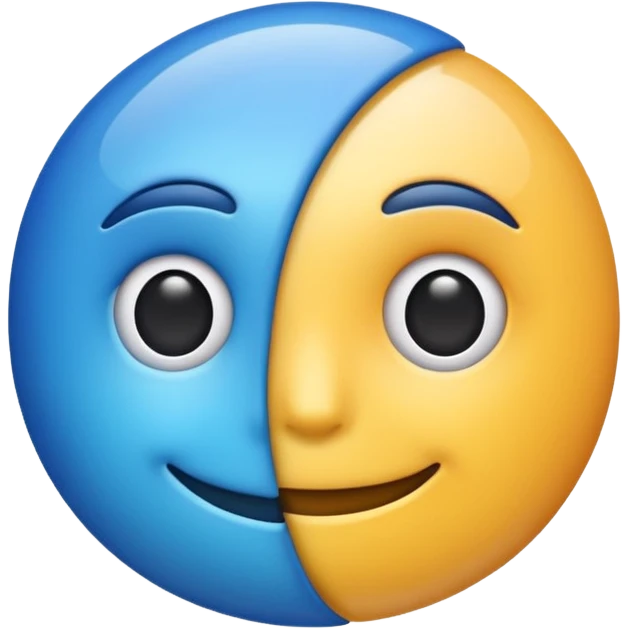 iOS-style 3D emoji: three curved lines radiating outward emoji