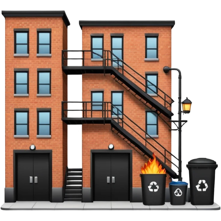urban alley emoji
