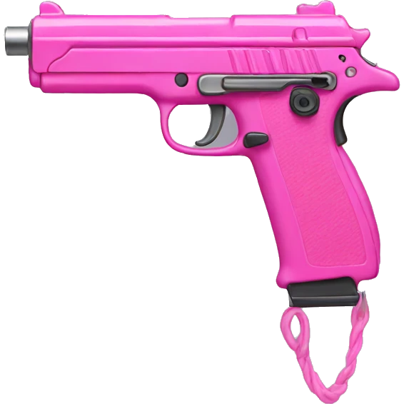 Pink gun  emoji