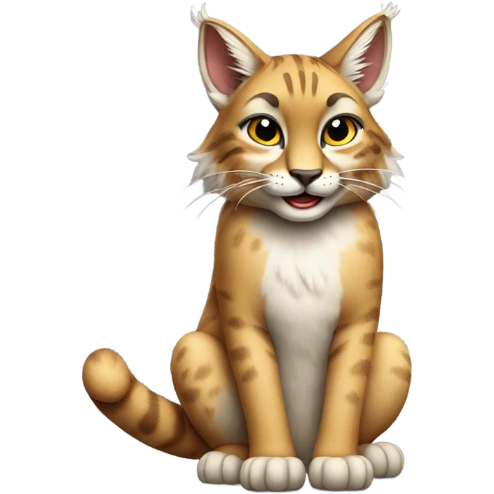Wild Cat with thumbs up emoji
