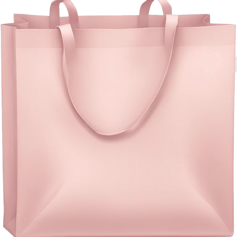 Pale Pink shopping bag emoji