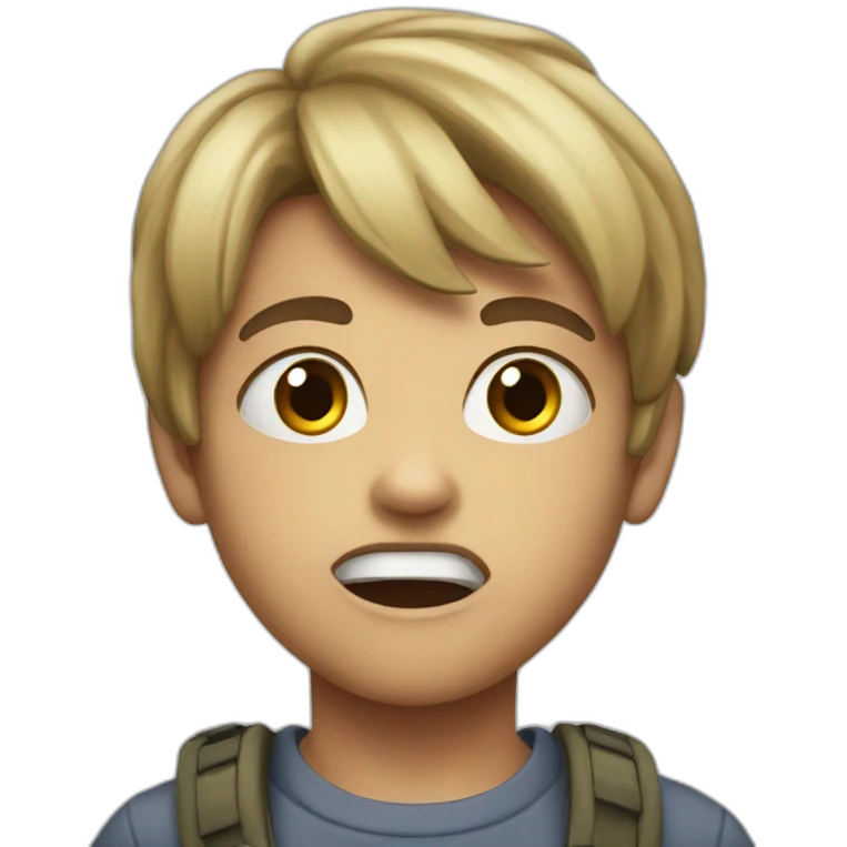 agressive child emoji