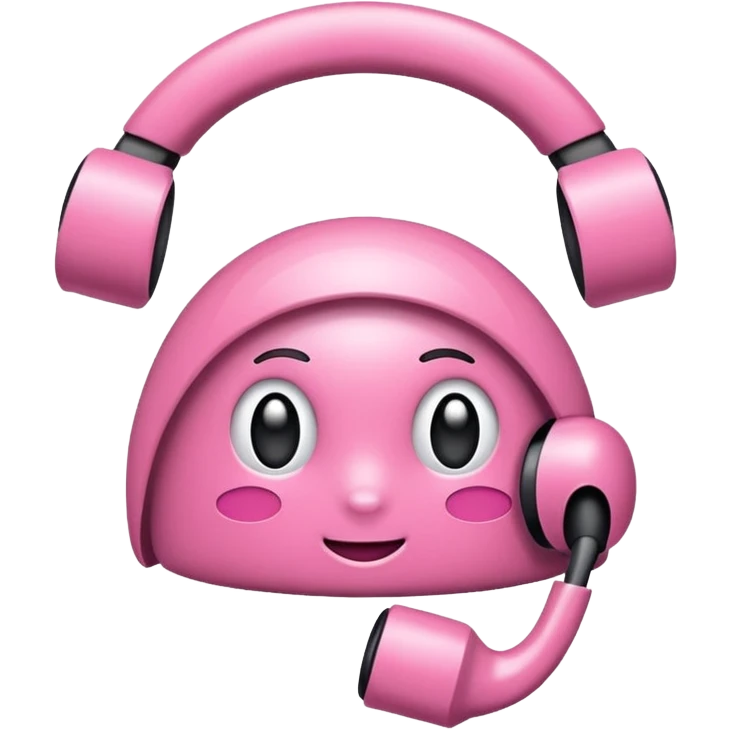 Eu quero um fone de ouvido com laço  emoji