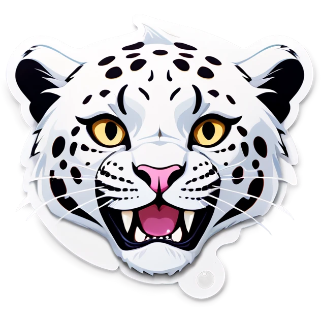 White leopard emoji