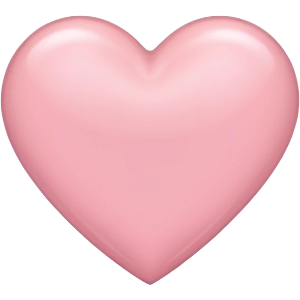 Light pink heart emoji