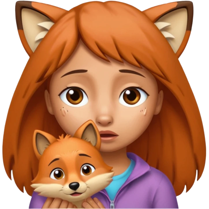 Make Dora and Swiper the fox crying emoji