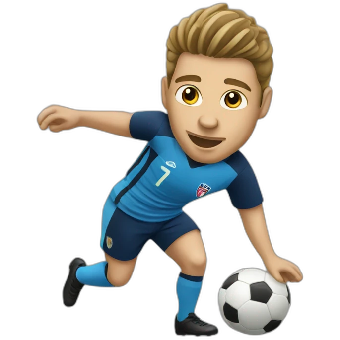 Runt footballer emoji